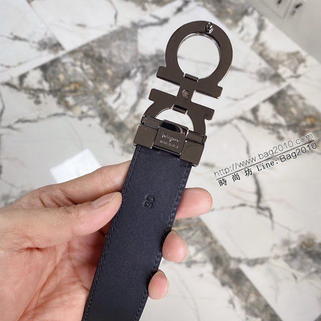 菲拉格慕男士皮帶 Ferragamo雙面牛皮腰帶  jjp2069